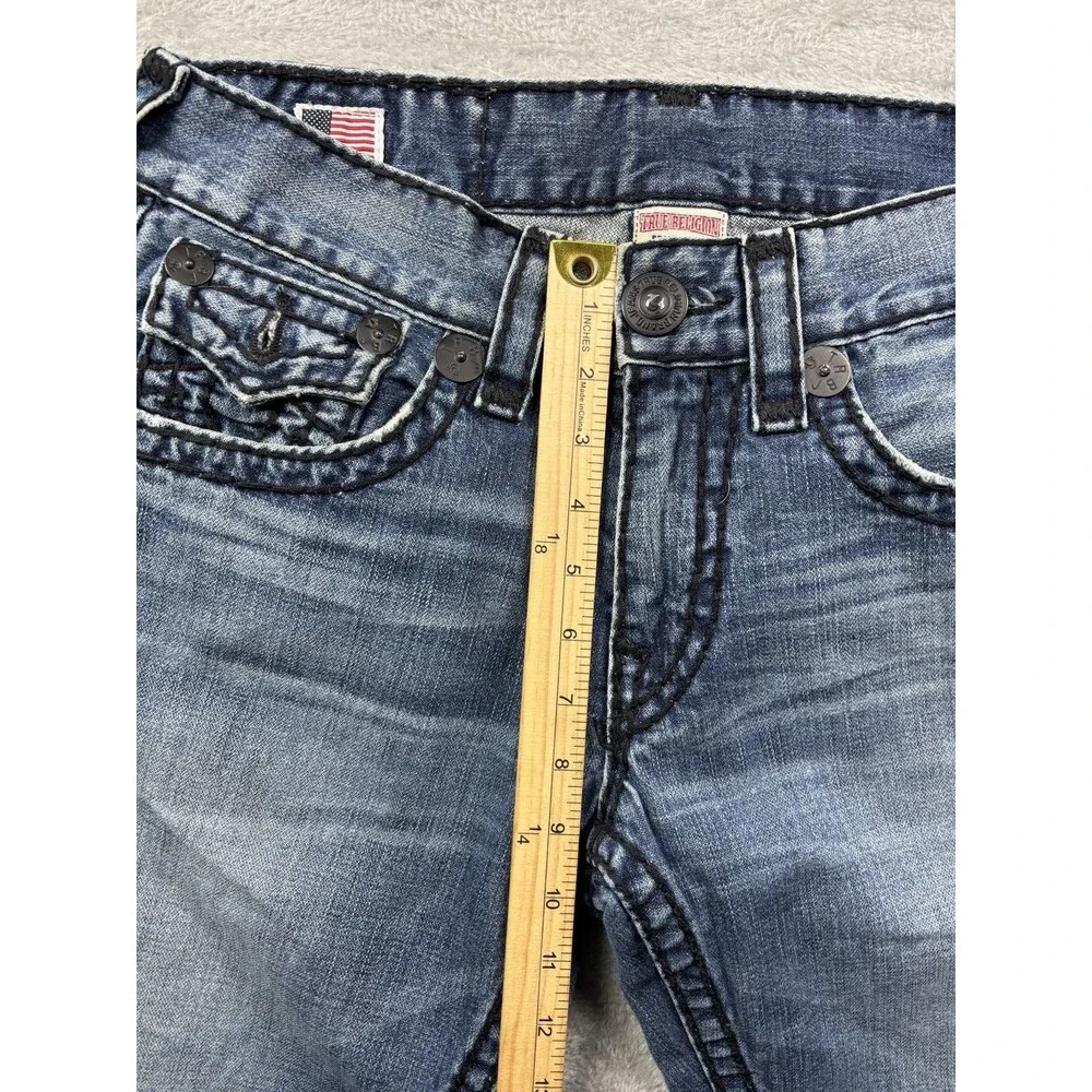 True Religion Ricky Super T Jeans USA Made Vintage Y2K Flap Pockets 31